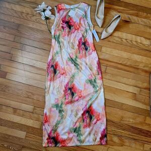 NWT Ghospell Floral Sleeveless Maxi Dress